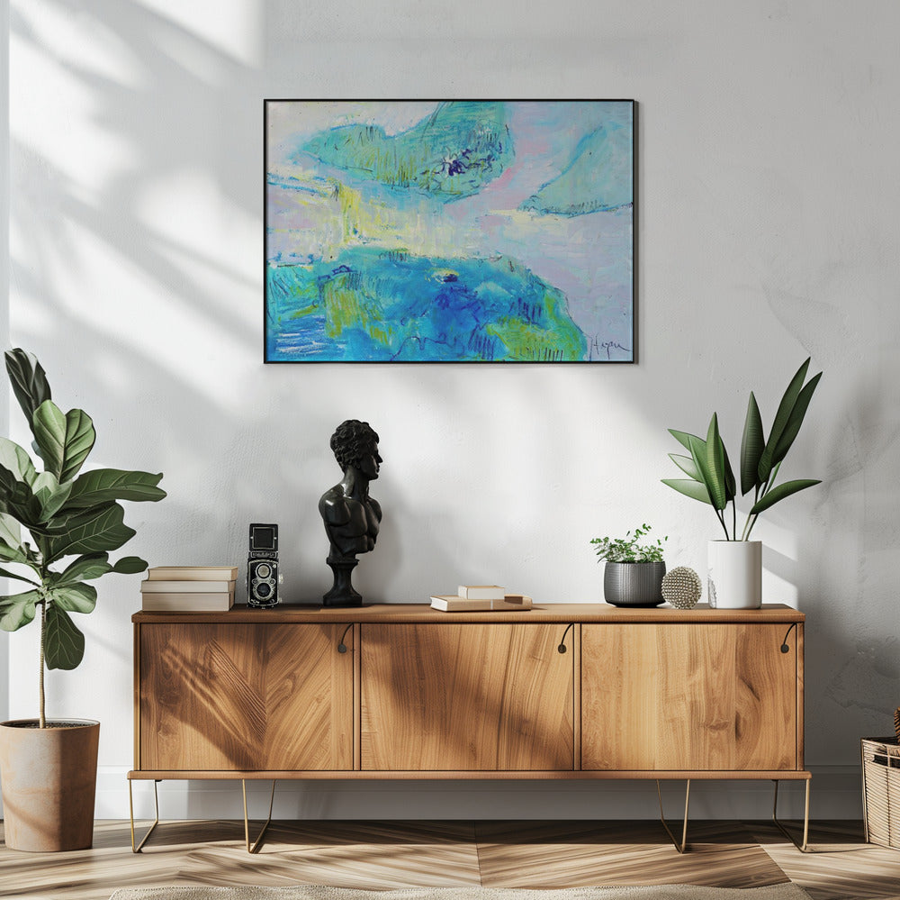 Azurblaue Gelassenheit | Poster