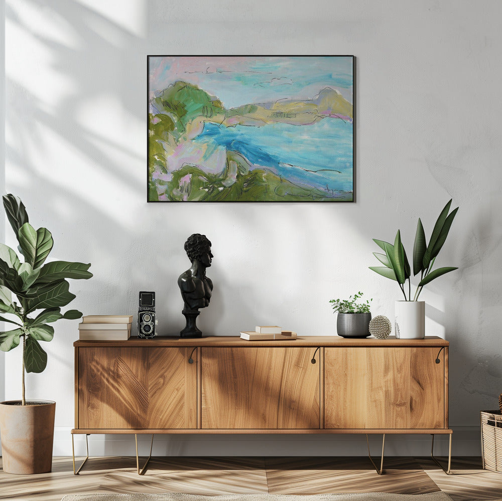 Ruhige Küstenwellen | Poster