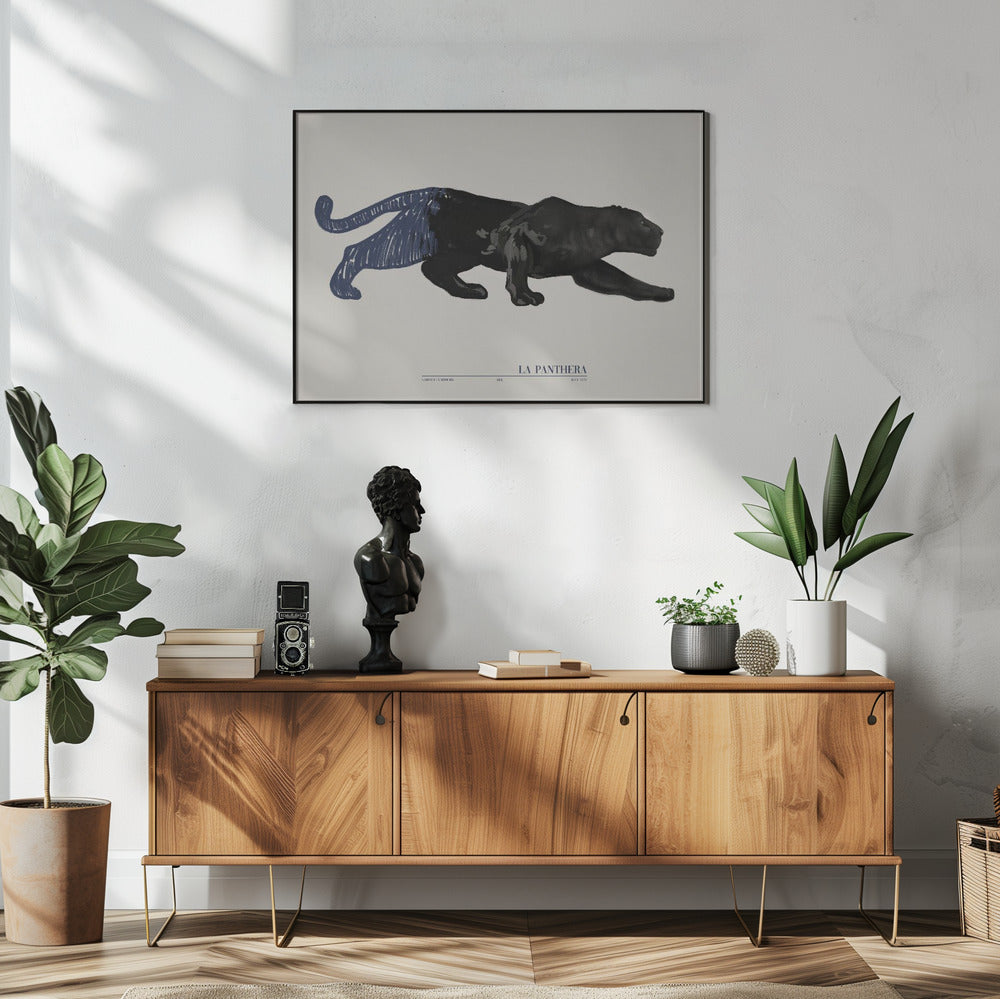La Panthera (blau) | Poster