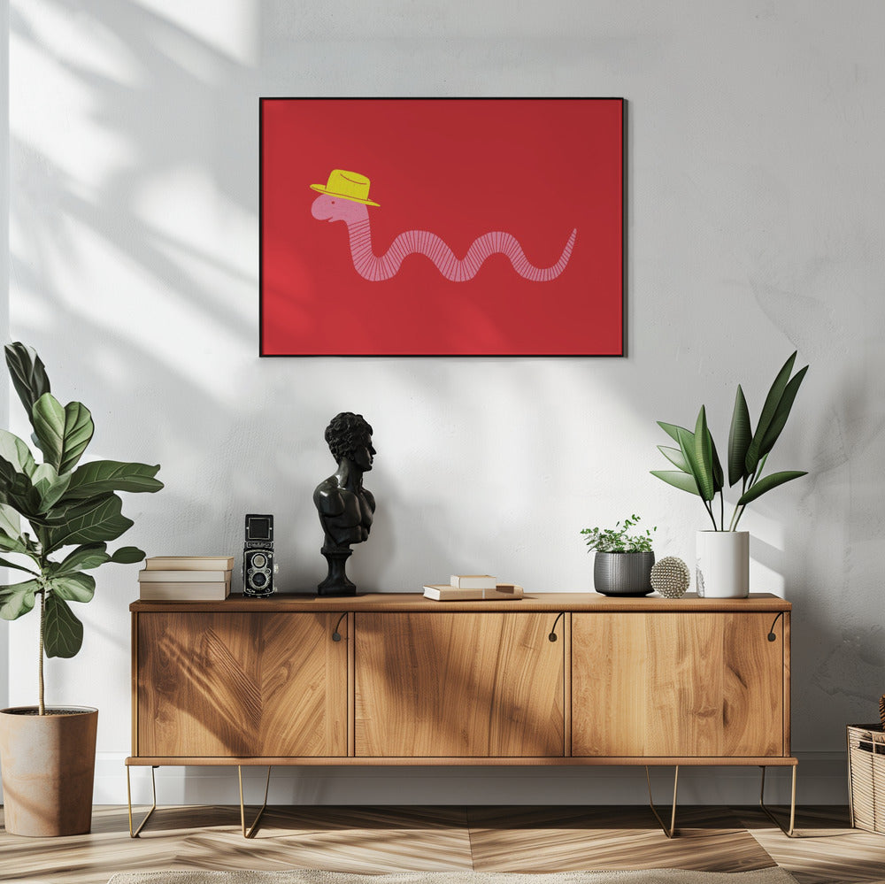 Wackeliger Westlicher Wurm | Poster