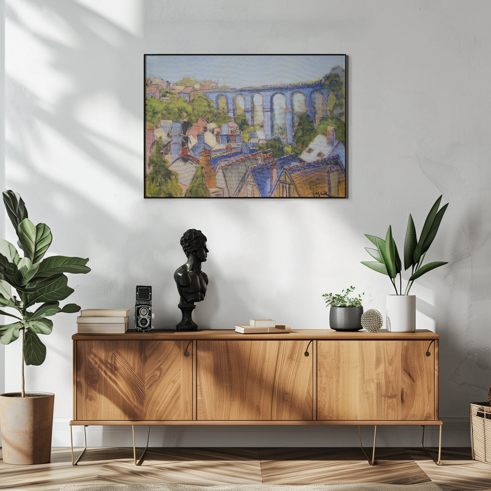 Dorfdächer | Poster