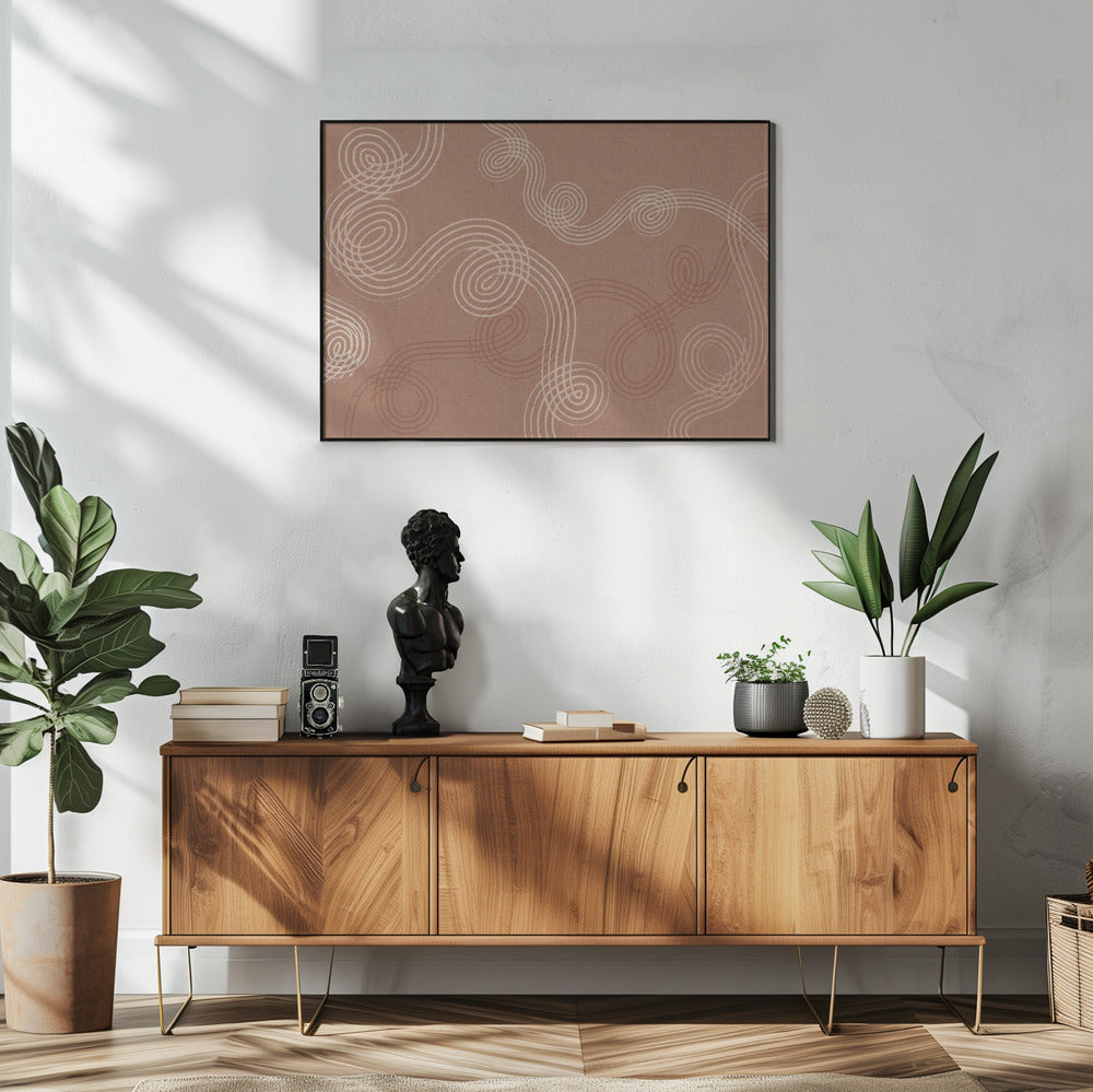 beruhigende Essentials Loops Mokka-Mousse | Poster