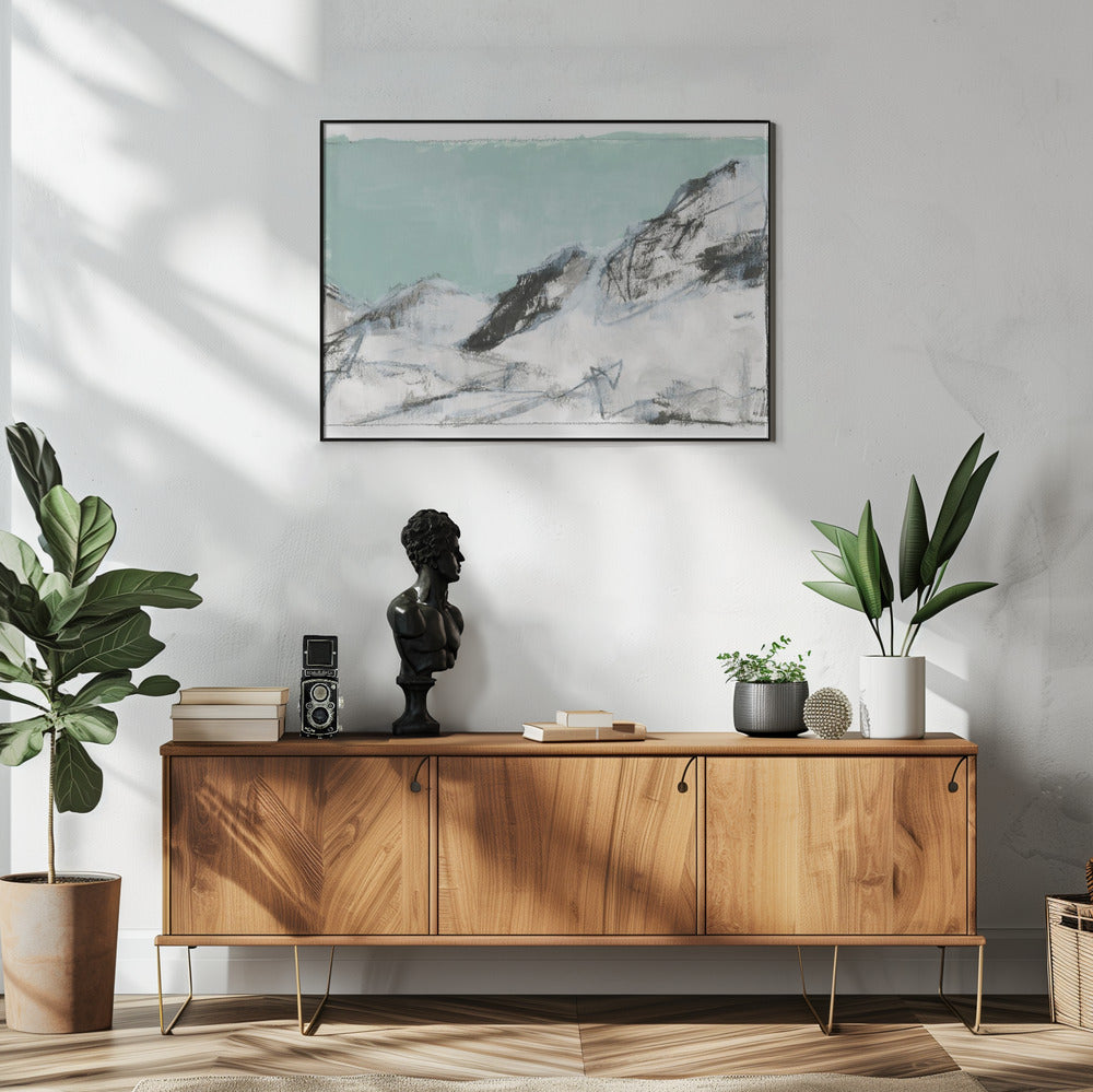 White Mountains Print No1 | Poster