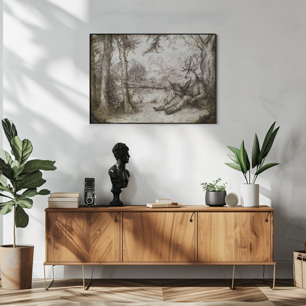 LESEN UNTER EINEM BAUM | Poster