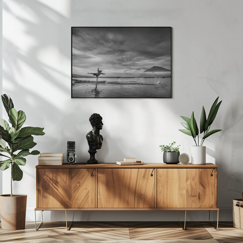 Mann hinter den Netzen | Poster