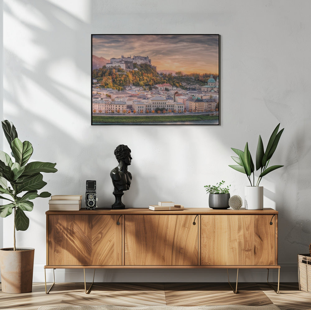 Salzburg in Fall Colors | Poster