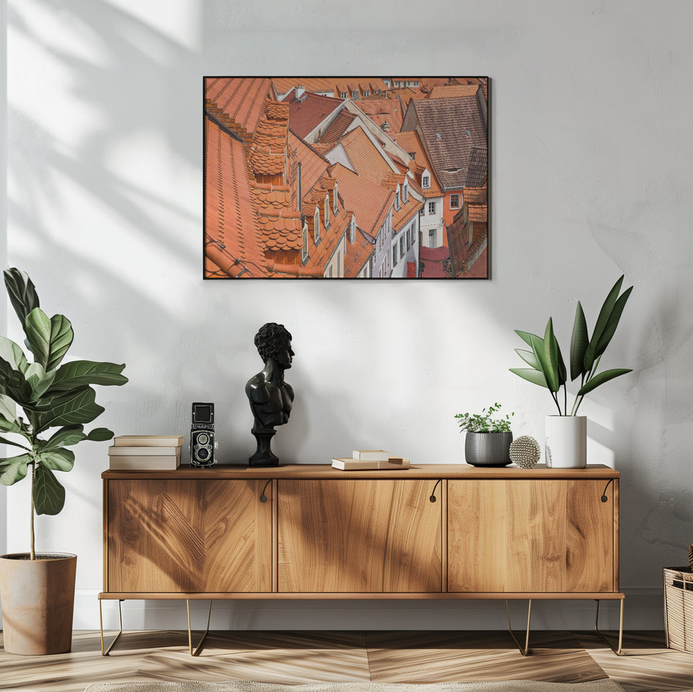 Die Farbe dieser Dächer... | Poster