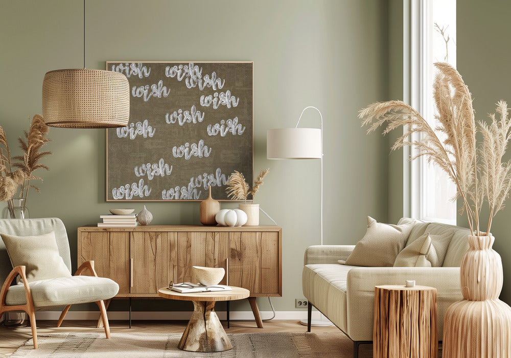letter art  [wish] | Canvas