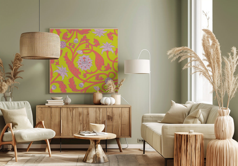 Floral Whimsy Maze | Canvas