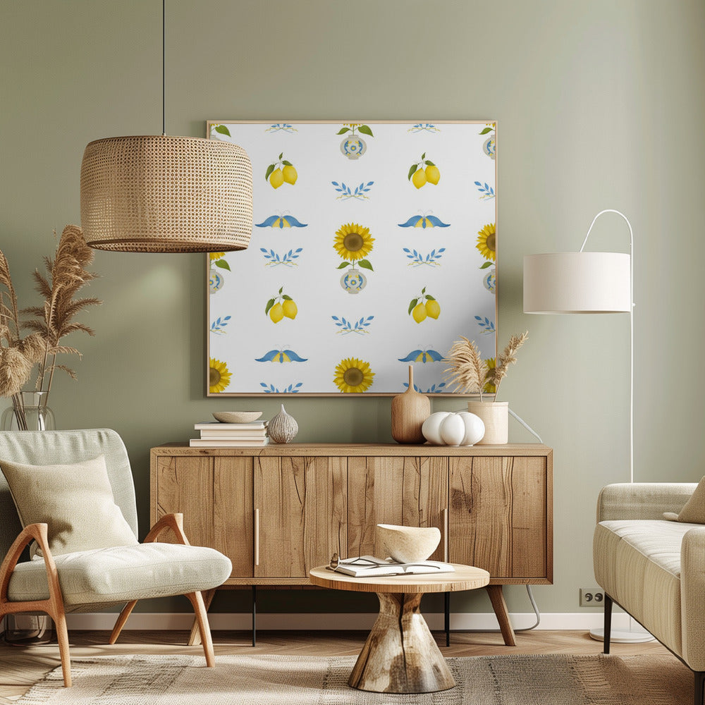 Italy Vintage Pattern | Canvas