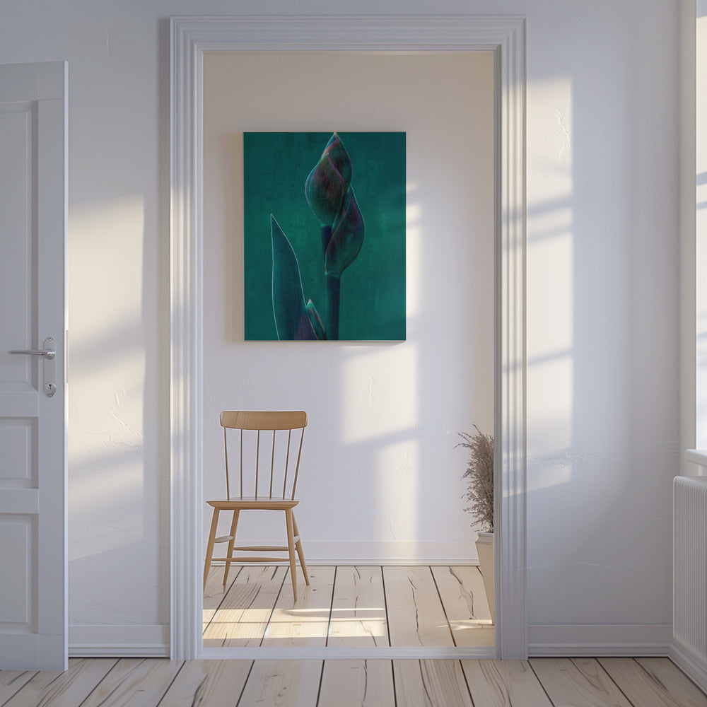 Blue charade. | Canvas