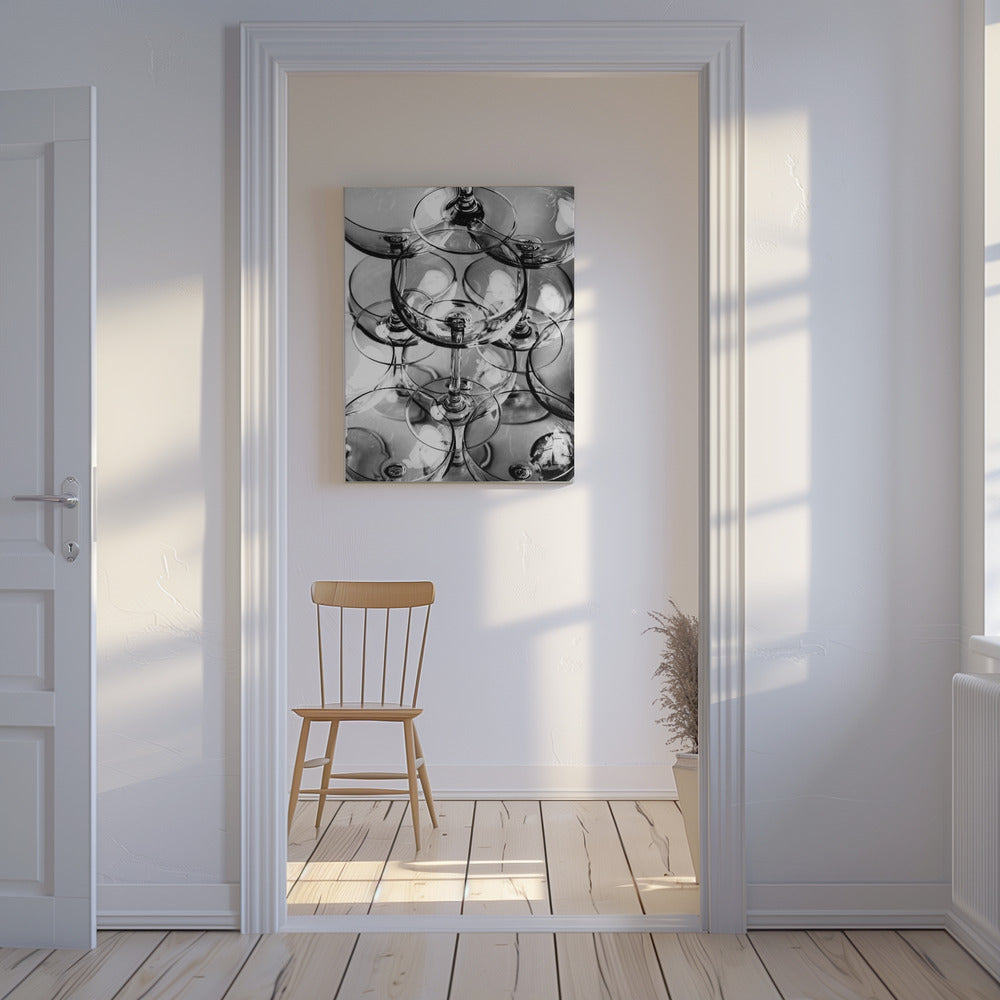 Champagnerturm_8 | Leinwand