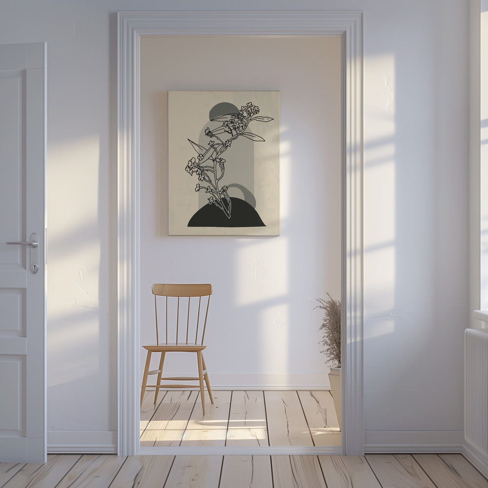 Abstrakte Blume 5 | Leinwand