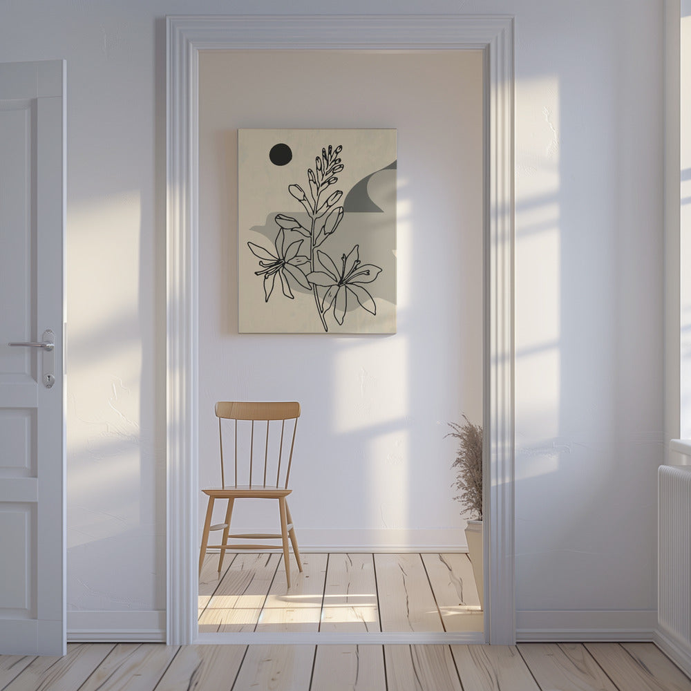 Abstrakte Blume 1 | Leinwand