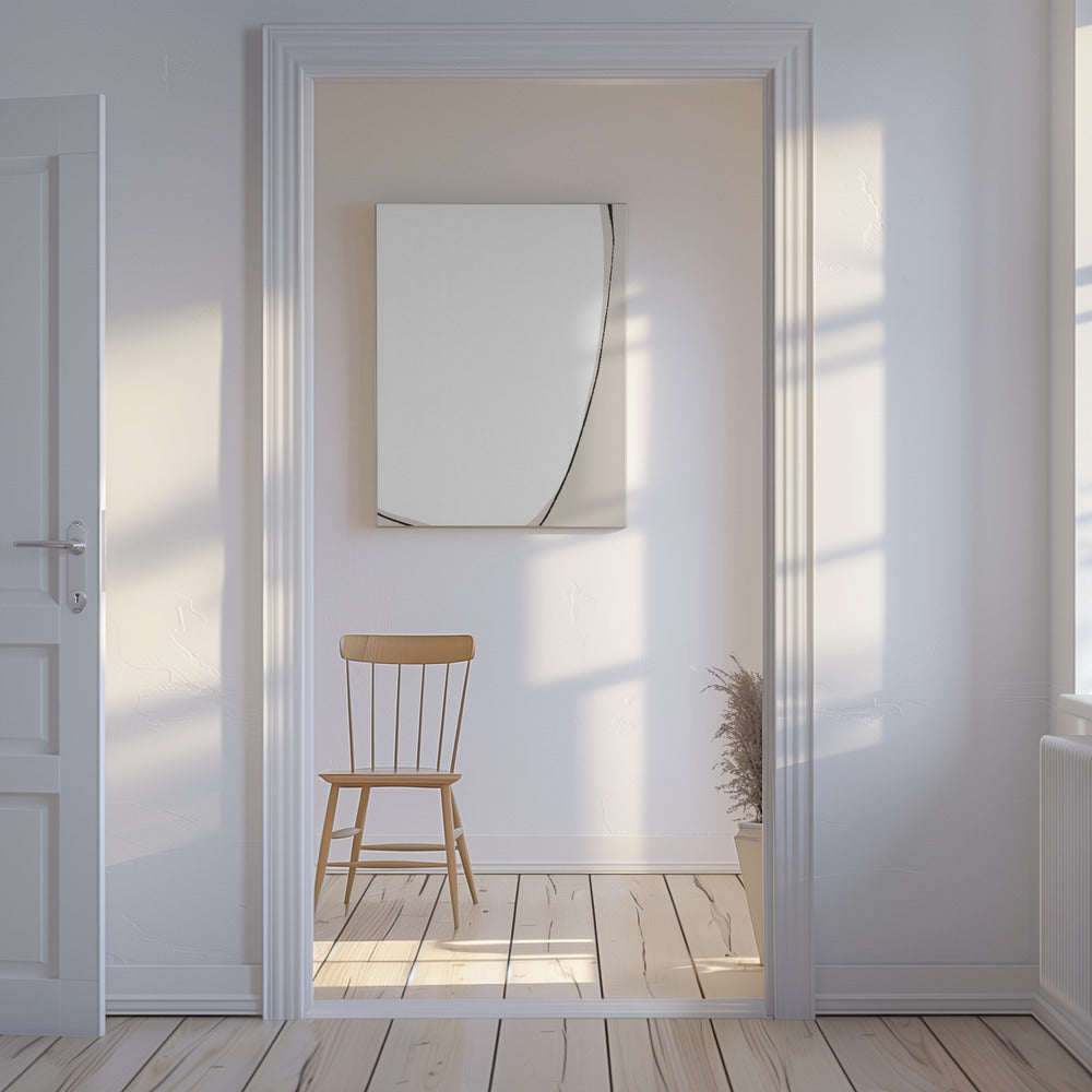 Geschwungener Minimalismus | Leinwand