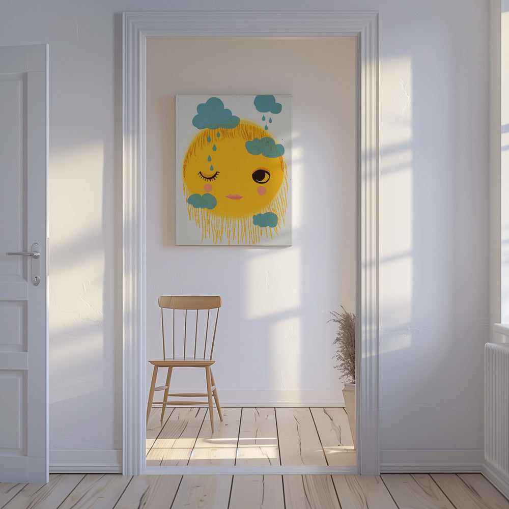 Die gemischten Gefühle der Sonne | Leinwand