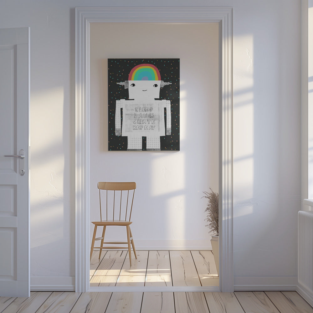 Leben in Schaltkreisen | Leinwand