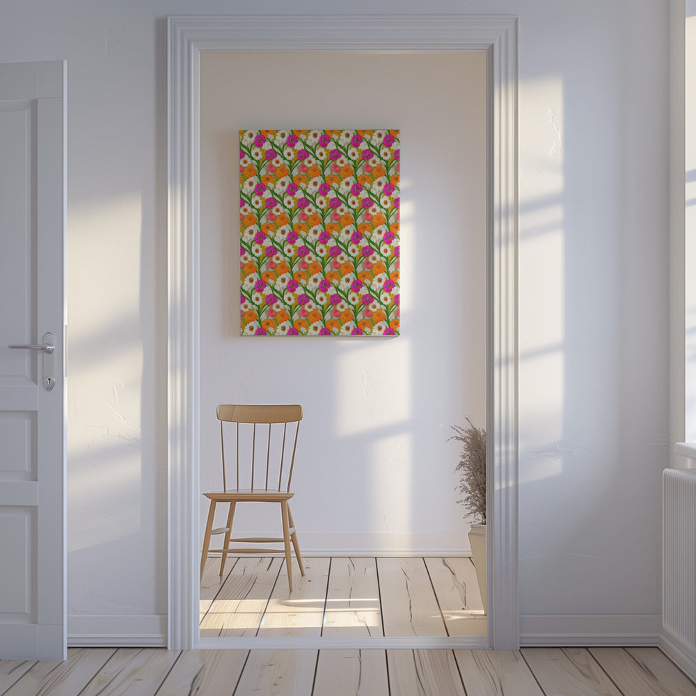 Floral Harmony Quilt | Canvas