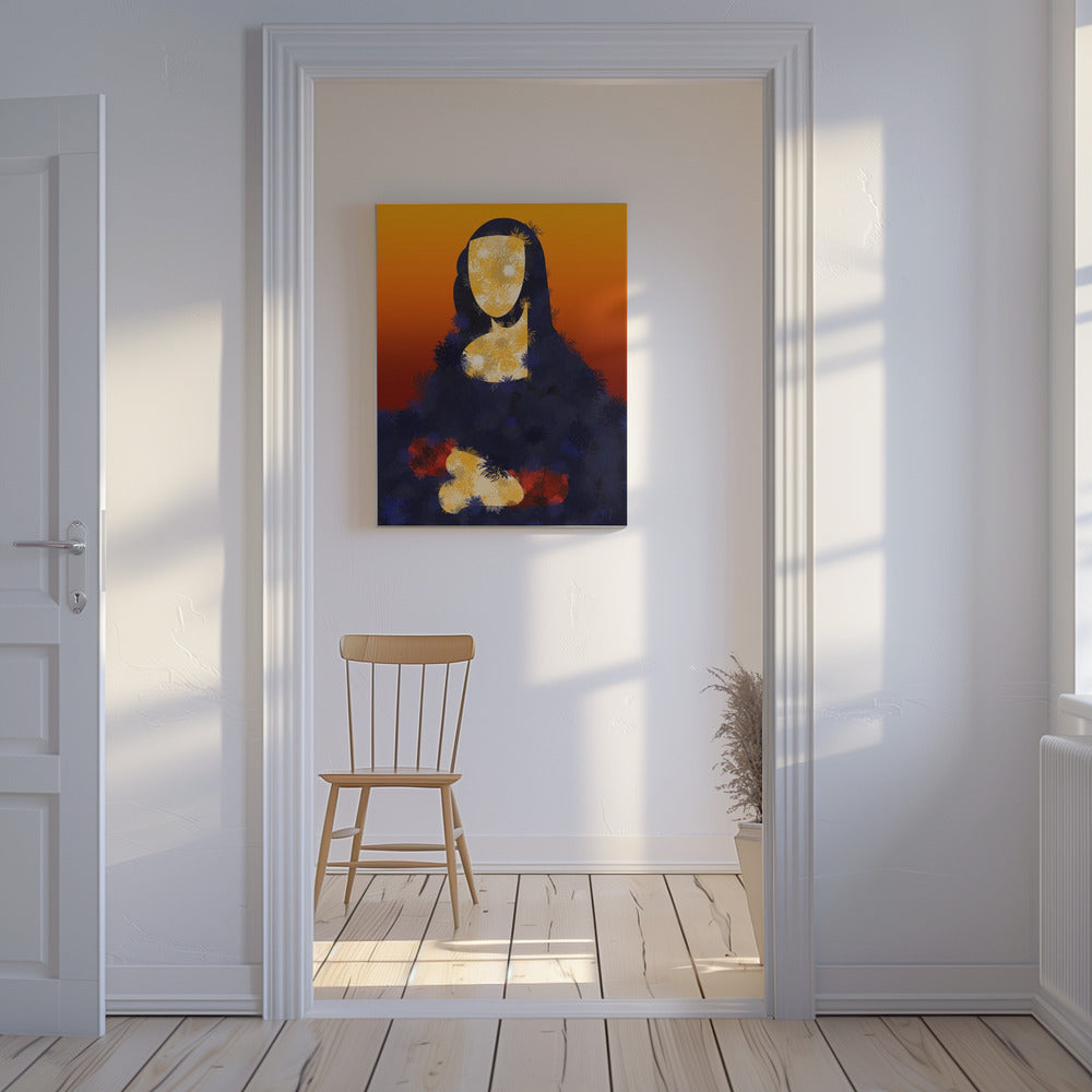 Furry Mona | Canvas