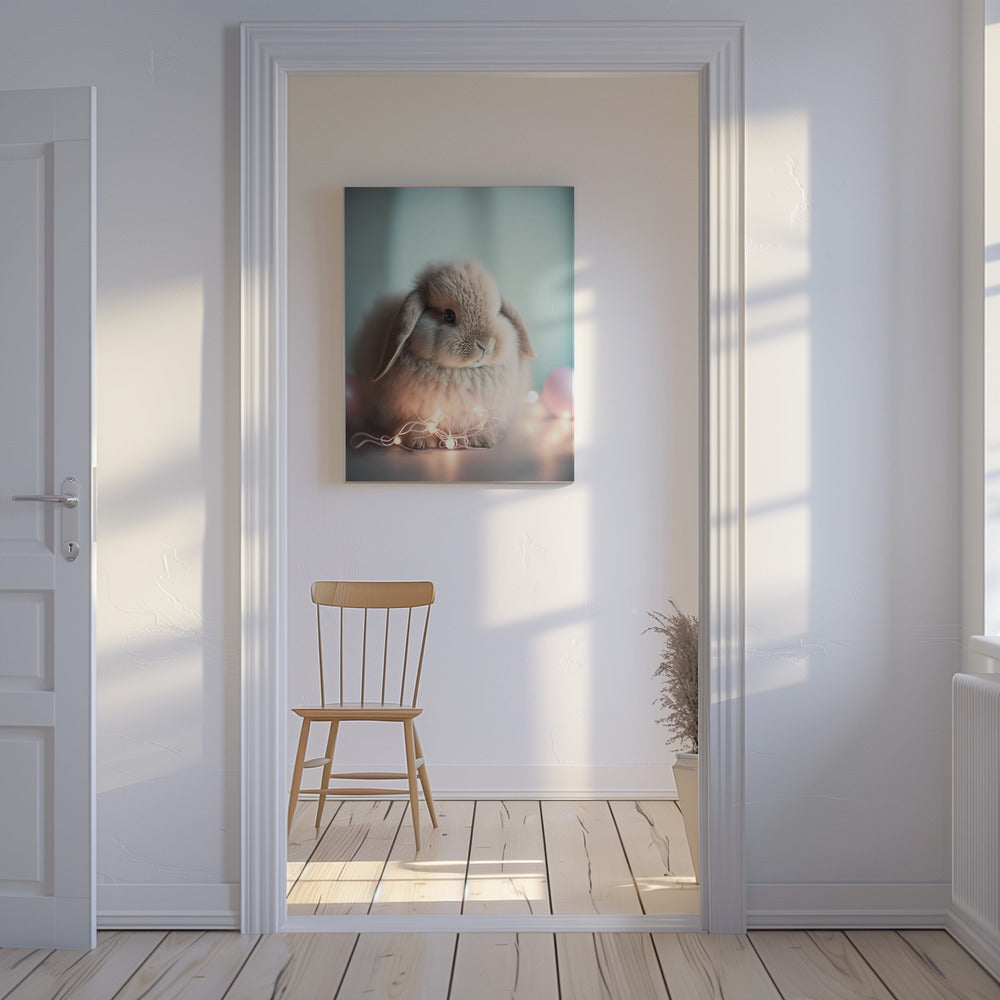Flauschiges Leuchten | Leinwand