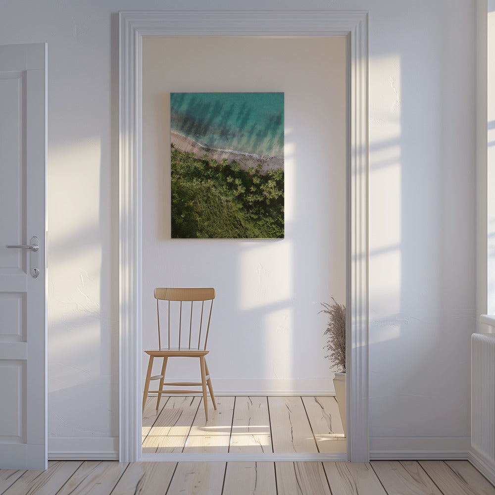 Palm Beach von oben | Leinwand