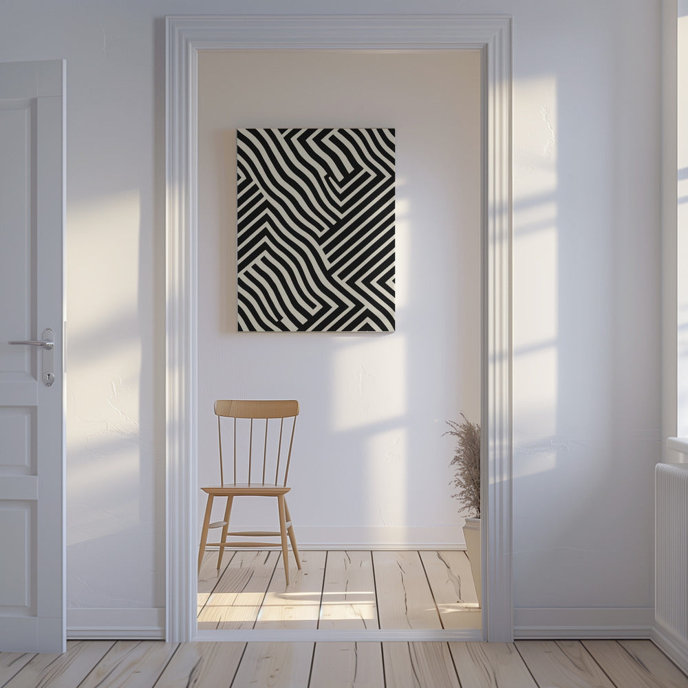 Zebra Maze | Canvas