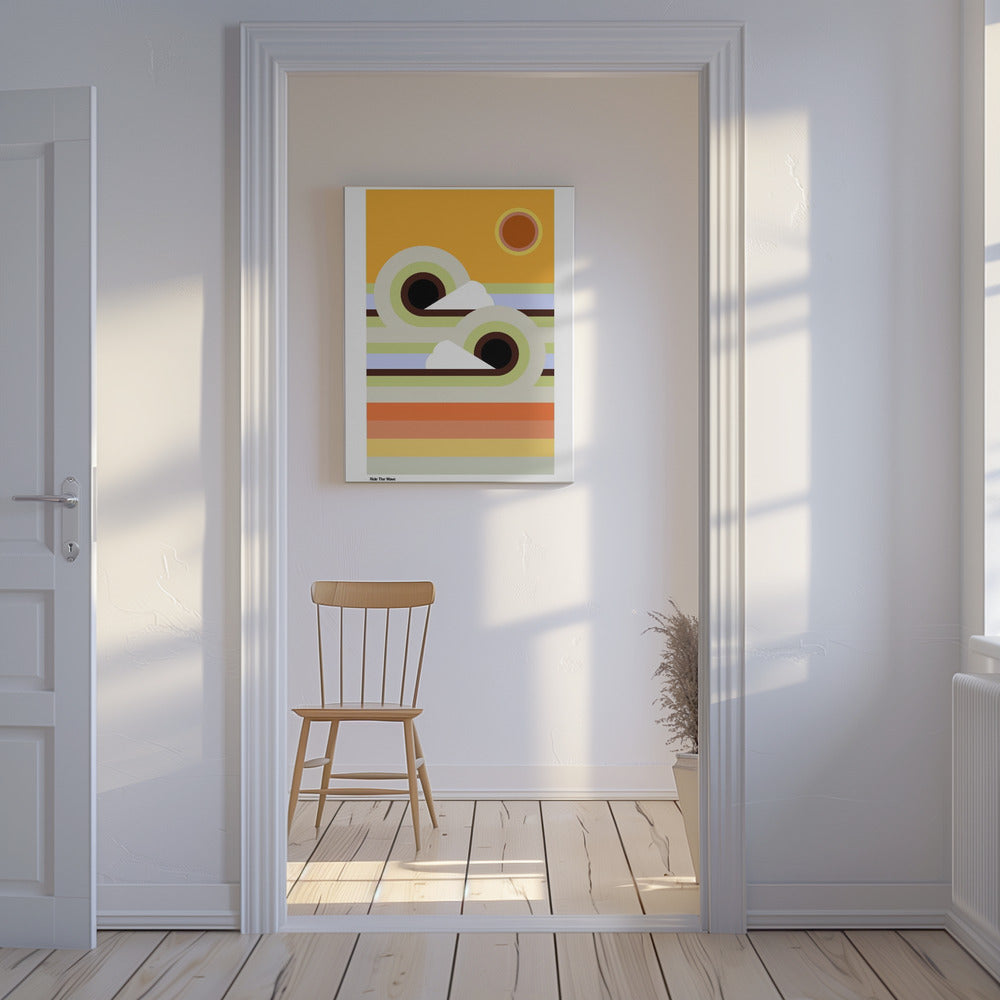 Ride The Wave Sunrise | Canvas