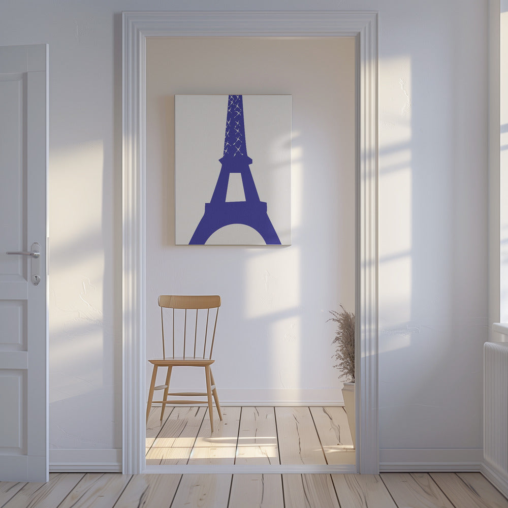 Eiffel Bleu | Leinwand