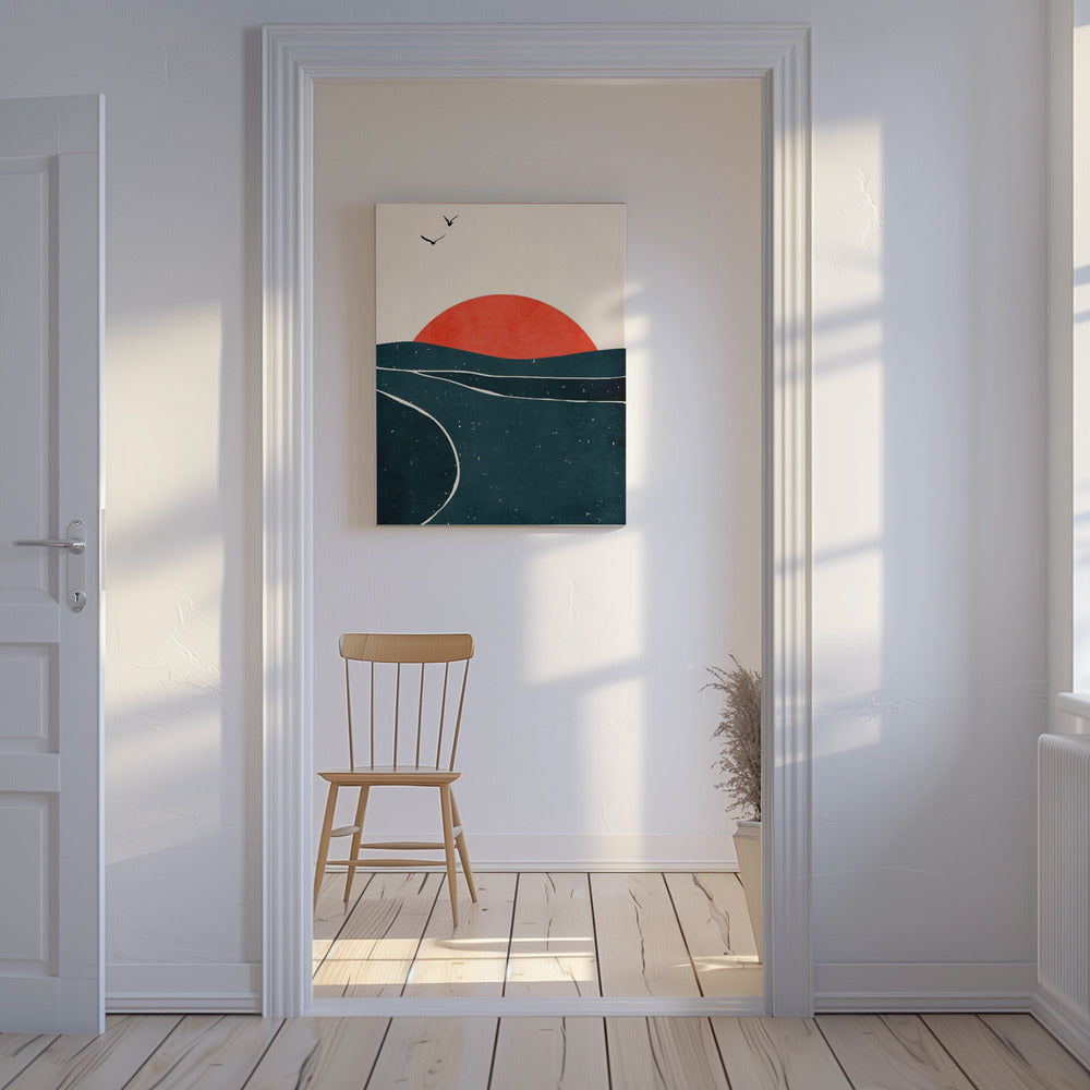 Tanzende Möwen | Leinwand