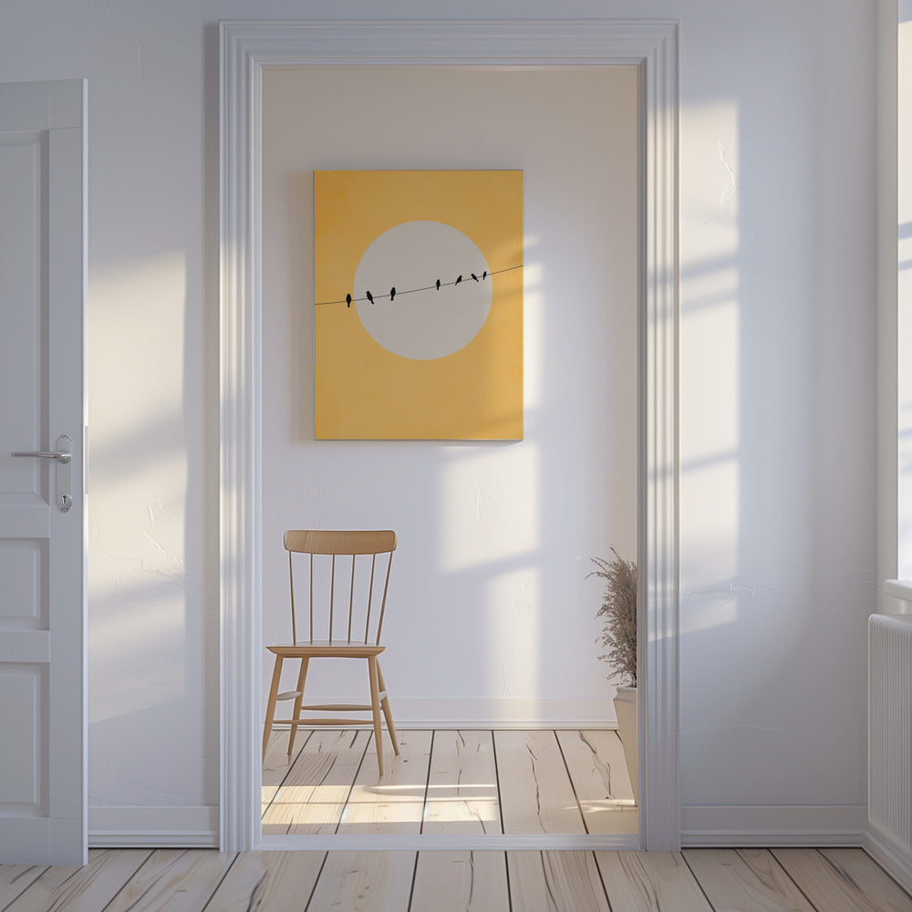 Zwitschern und Chillen | Leinwand