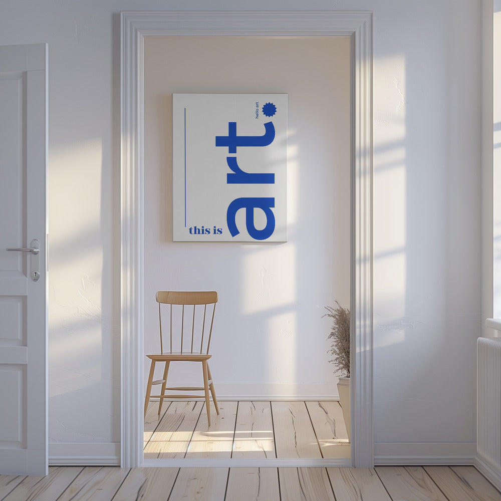 Hallo Fette Typografie | Leinwand