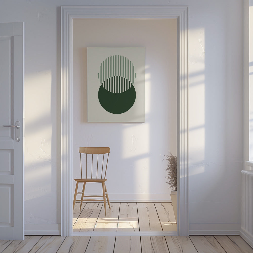 Minimale abstrakte Kreise III | Leinwand