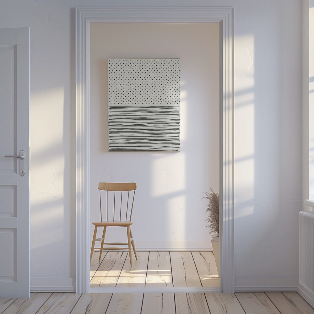 Minimal Line Vibes #1 | Canvas