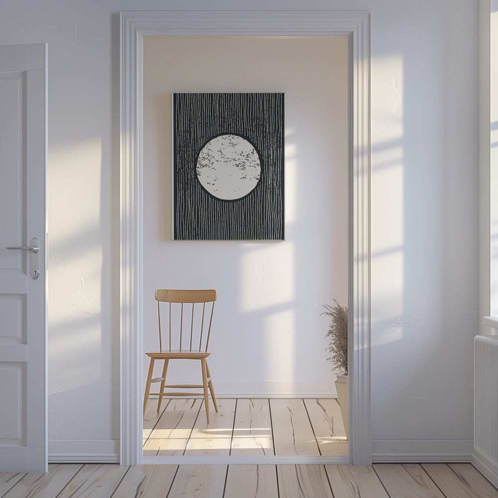 Minimaler Mond | Leinwand