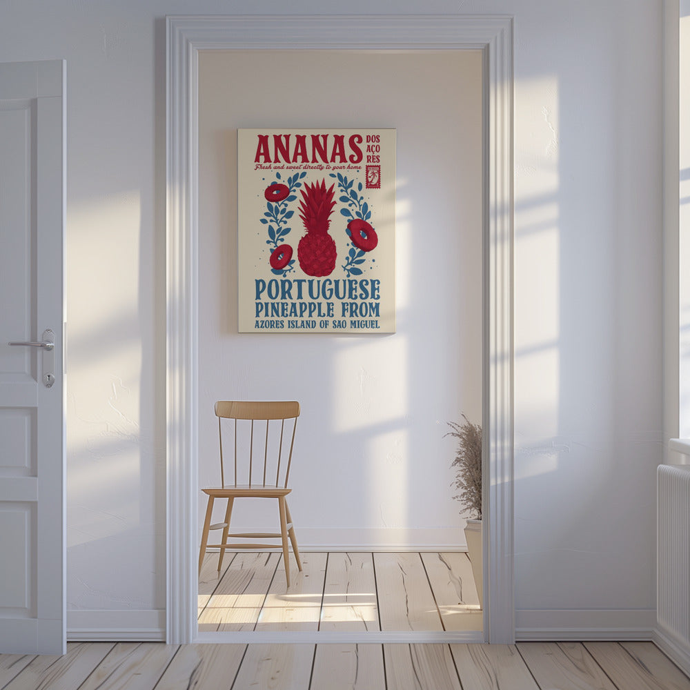 Pineapple kitchen print | Canvas