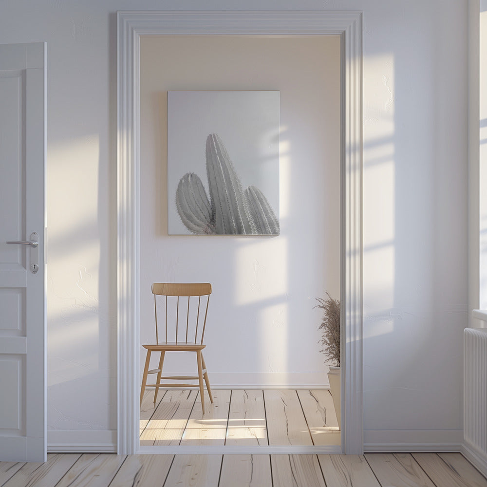 Minimalistischer Kaktus | Leinwand