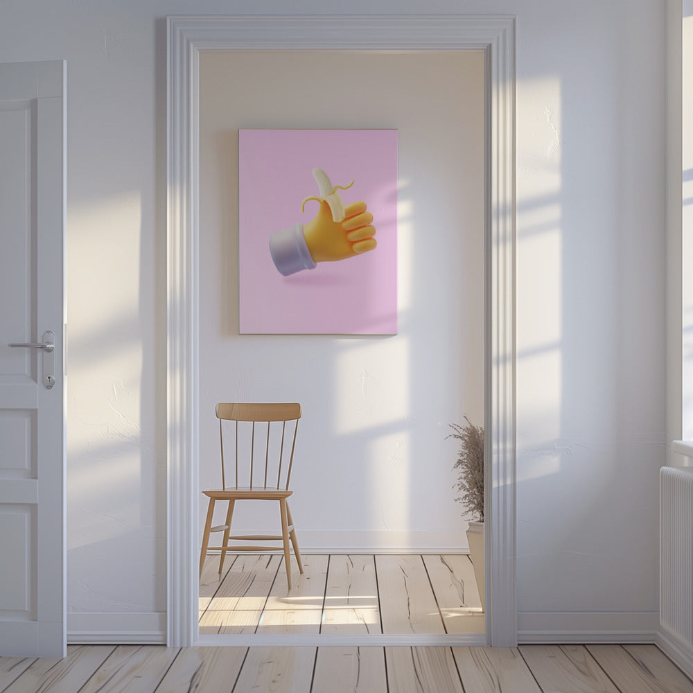Wie Banane | Leinwand