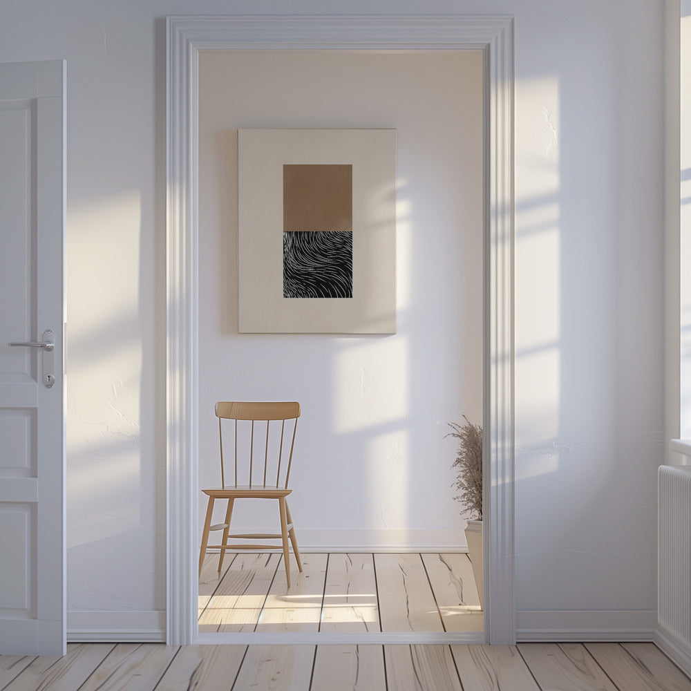 Geometrische und organische Formen | Leinwand