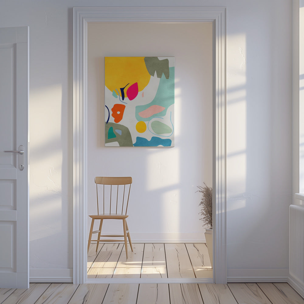Landscape inspired cut out | Canvas