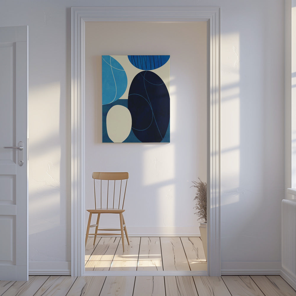 Shapes Play3 3blue | Canvas