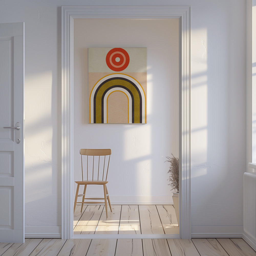Rainbow Suns 9 | Canvas