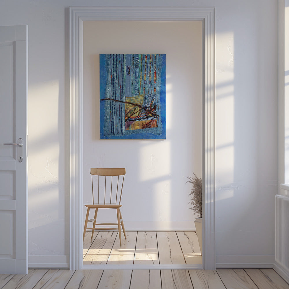 Strahlende florale Harmonie | Leinwand