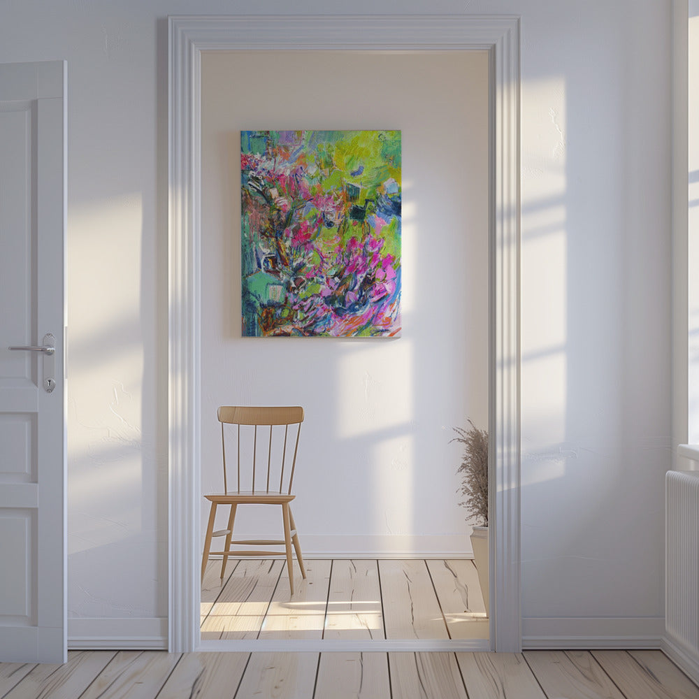 Blühende Traumlandschaft | Leinwand