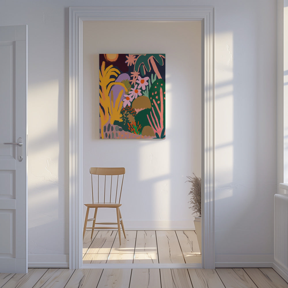 Lebendiger Dschungeltraum | Leinwand