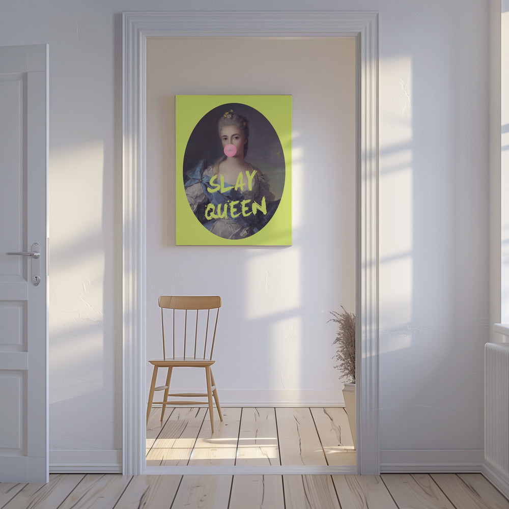 Slayqueen Yellow Ratioiso | Leinwand