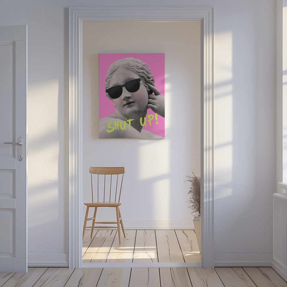 Shutuppinkyellow Ratioiso | Leinwand