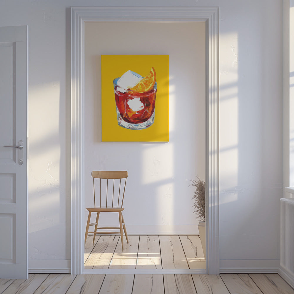 Negroni Sonnenscheingelb | Leinwand