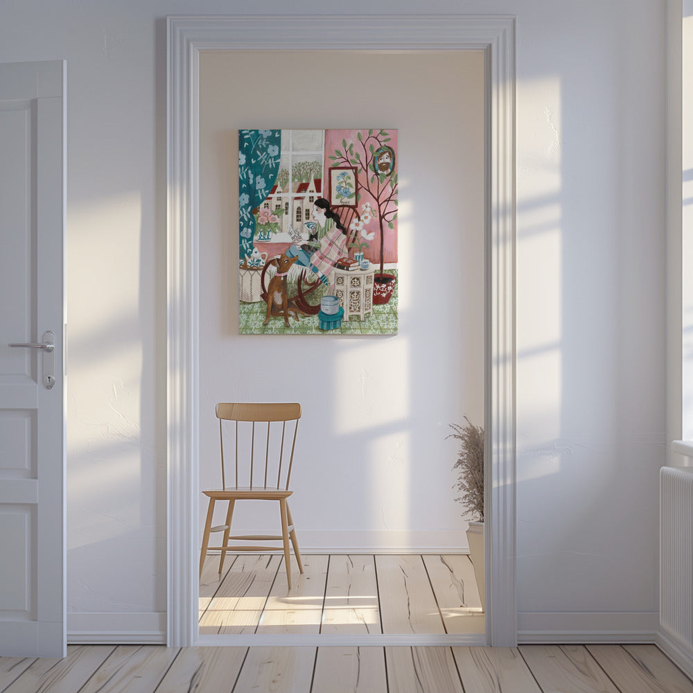 Liebe zum Lesen | Leinwand