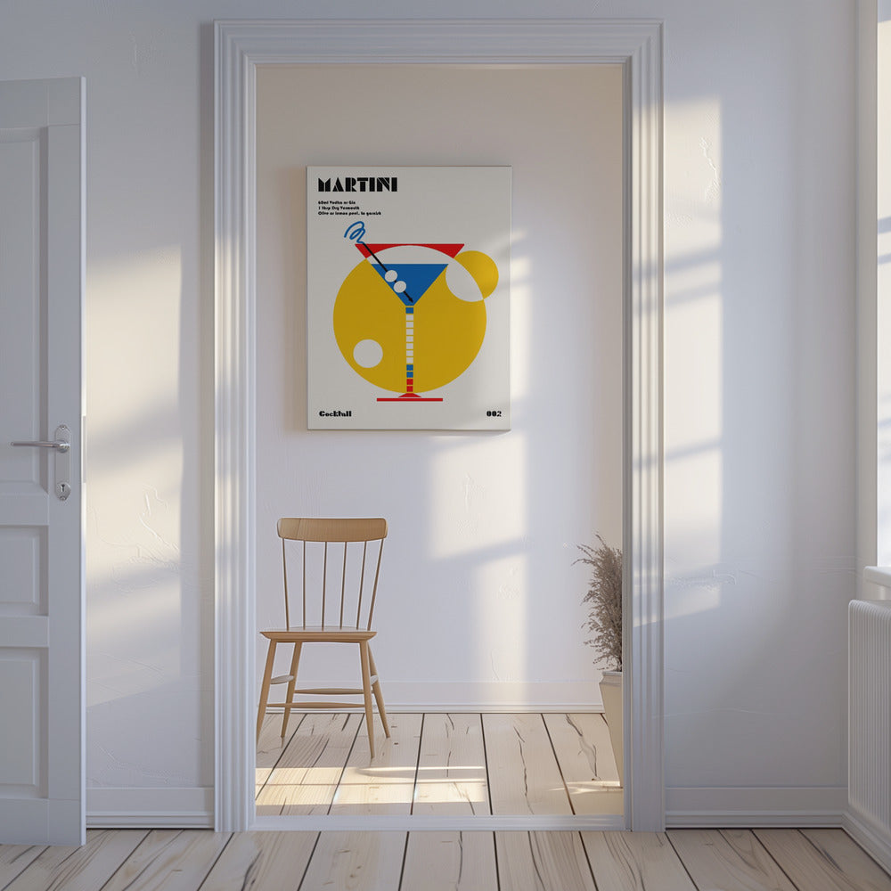 Martini Bauhaus Cocktail | Leinwand