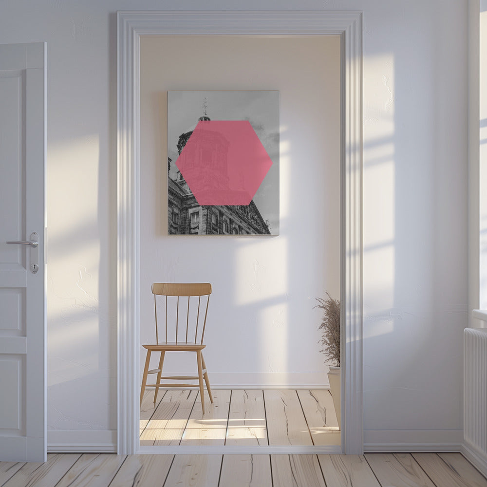 Hexagon Over History | Canvas